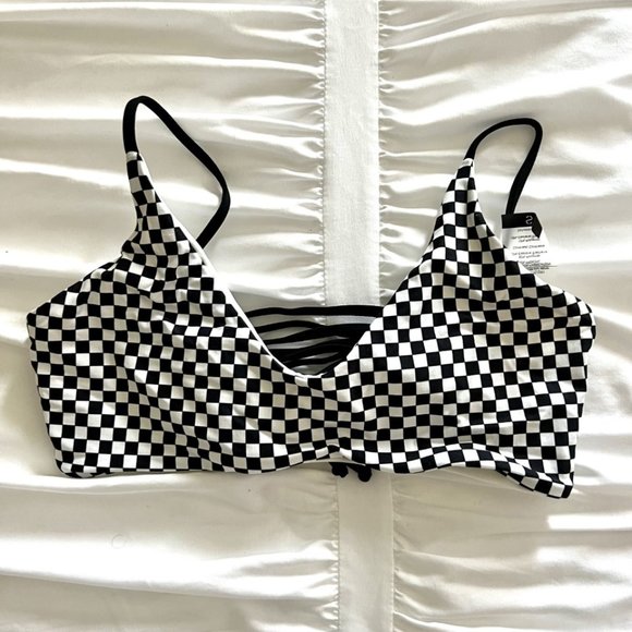 Boys + Arrows Other - Boys and Arrows checkered bikini top size small